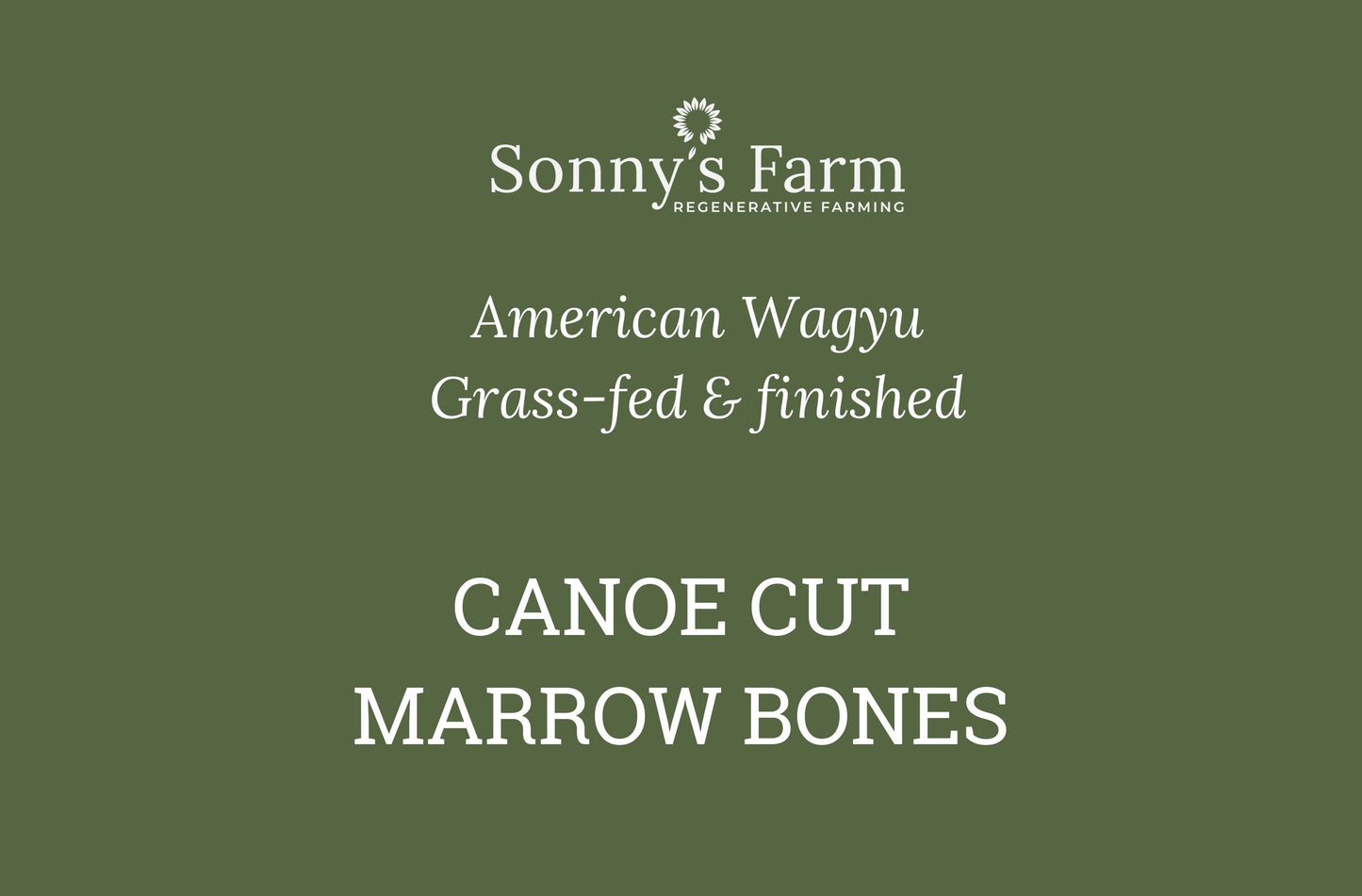 Canoe Cut Marrow Bones