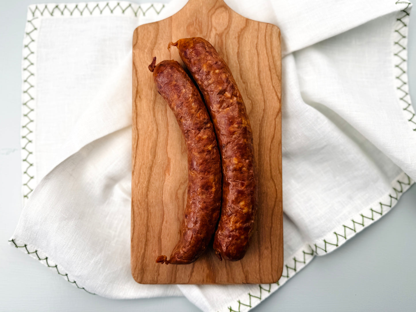Sonny's Farm pastured heritage pork smoked chorizo sausages