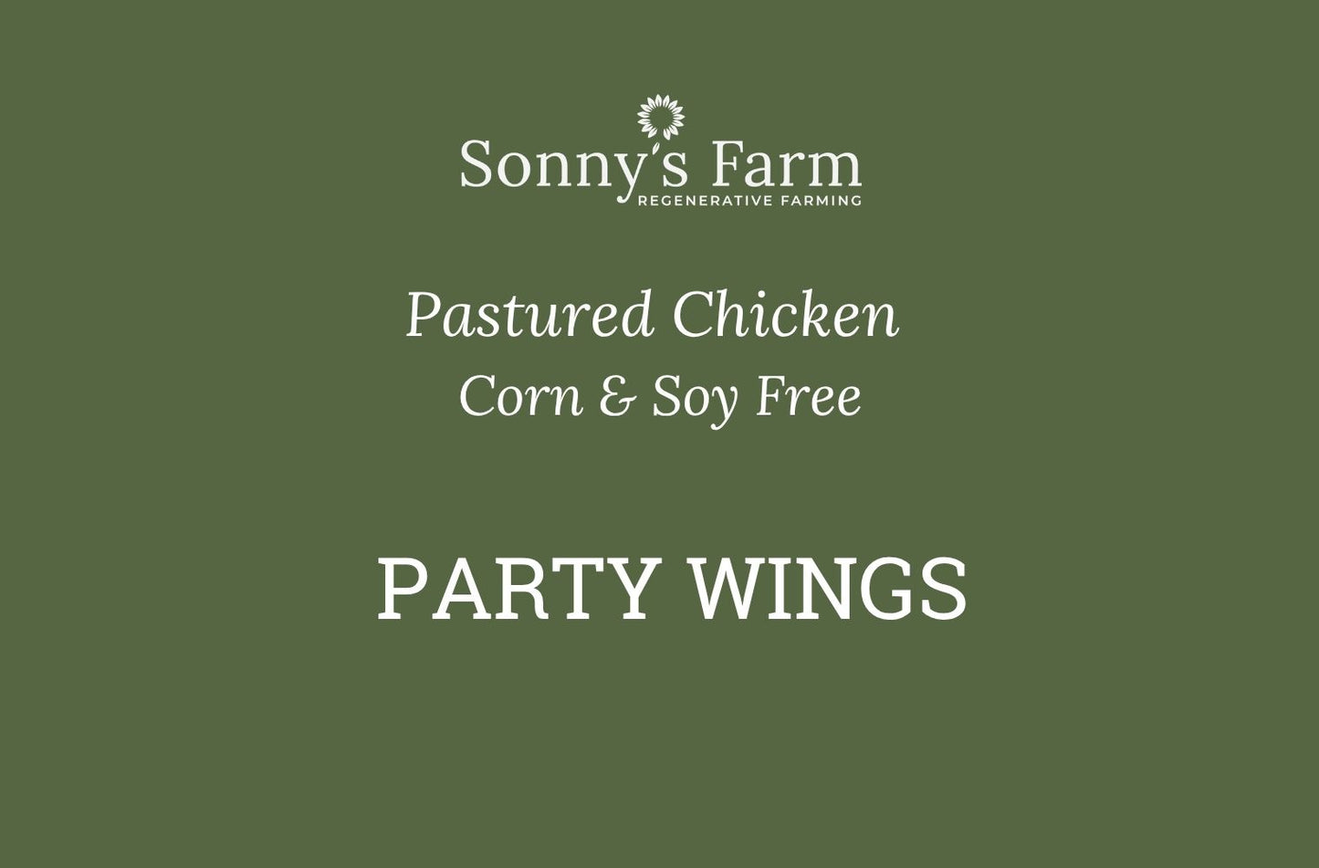 Pastured Chicken Party Wings