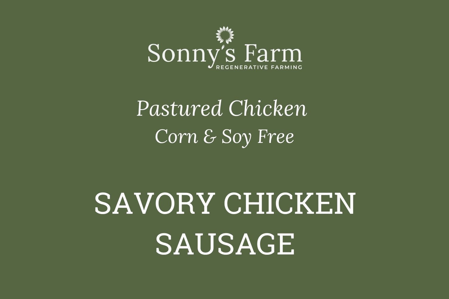 Savory Chicken Sausages