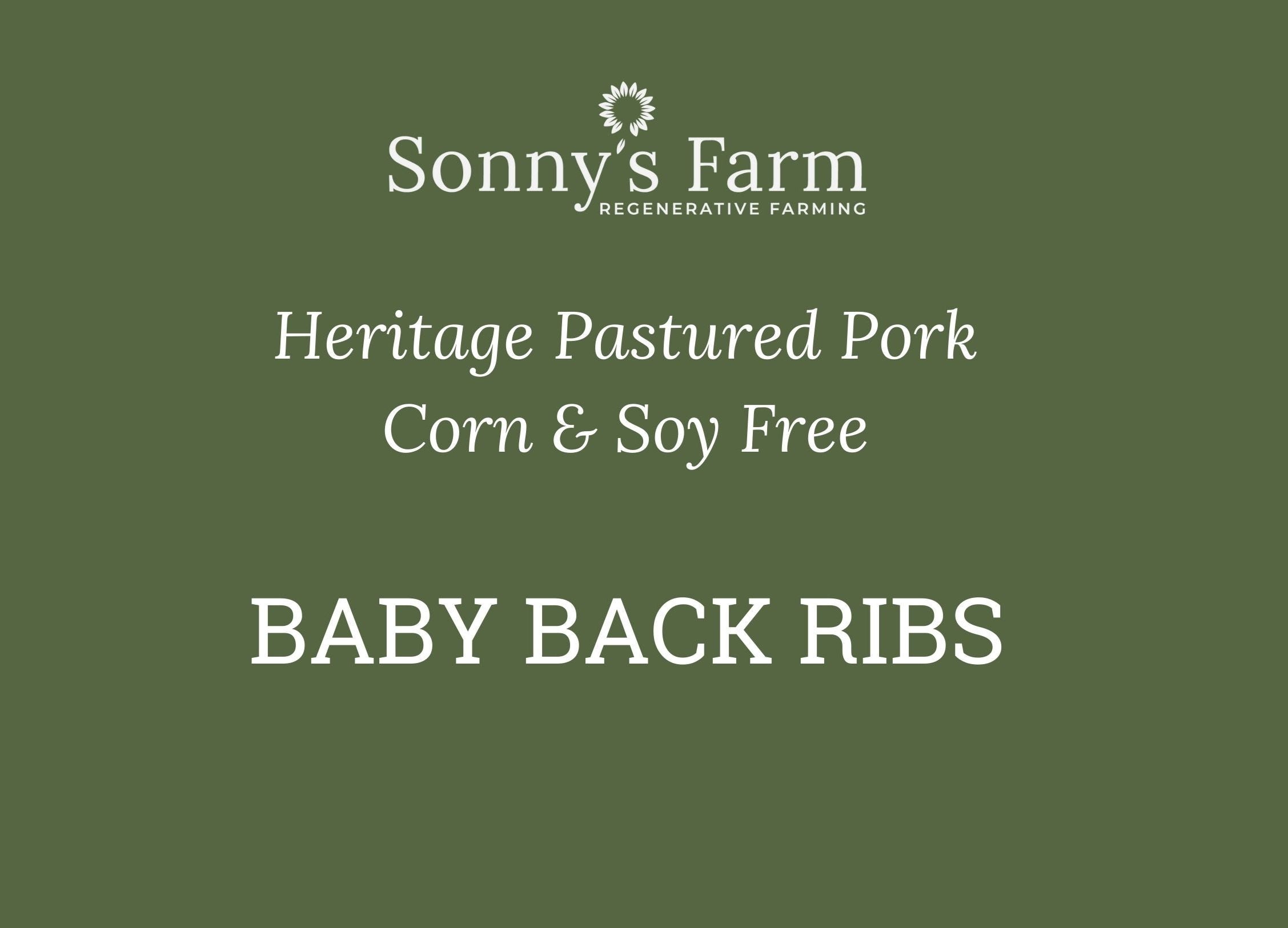 Baby Back Ribs – Sonny's Farm