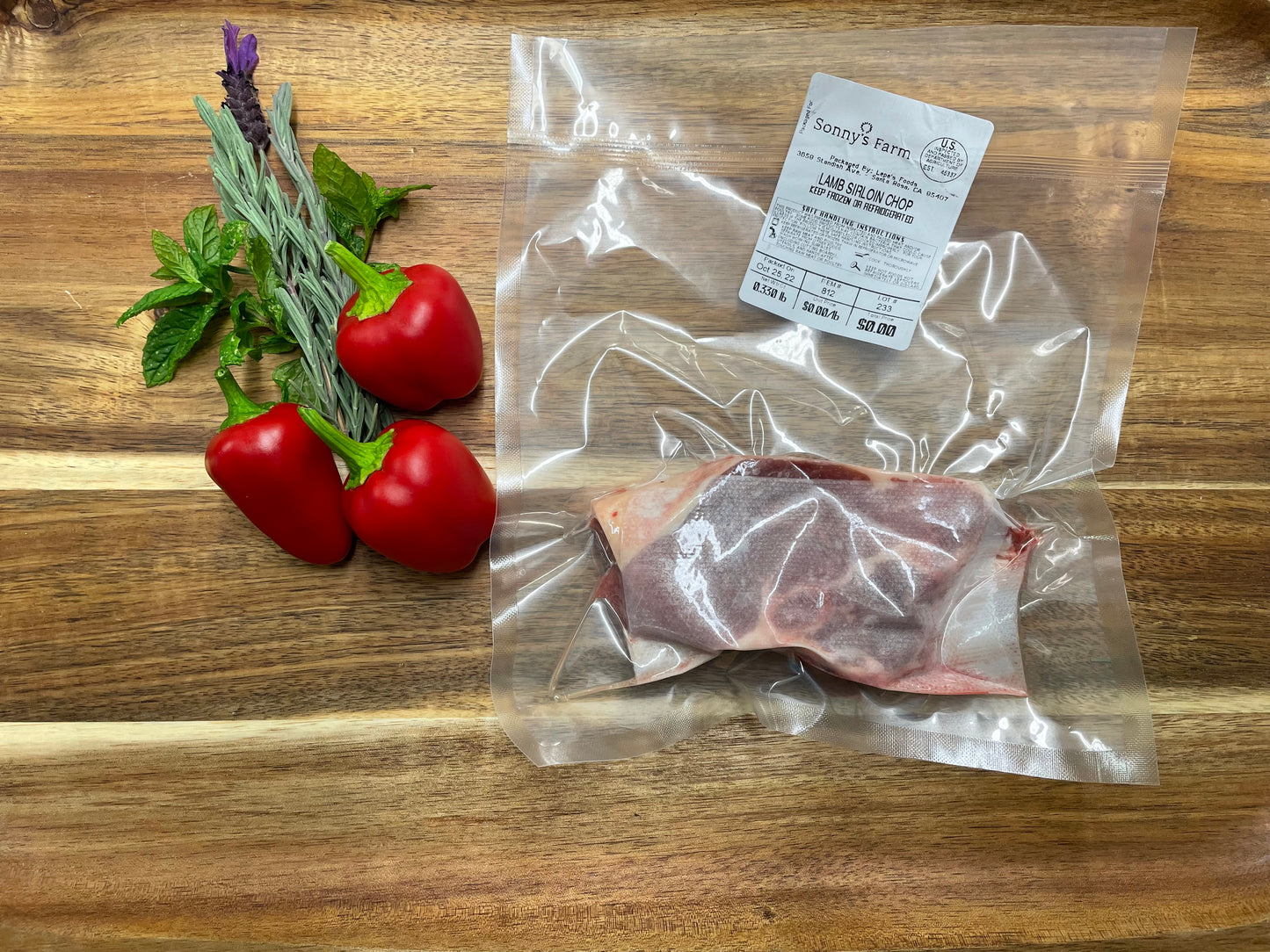 Sonny's Farm Pastured Lamb Sirloin Chops