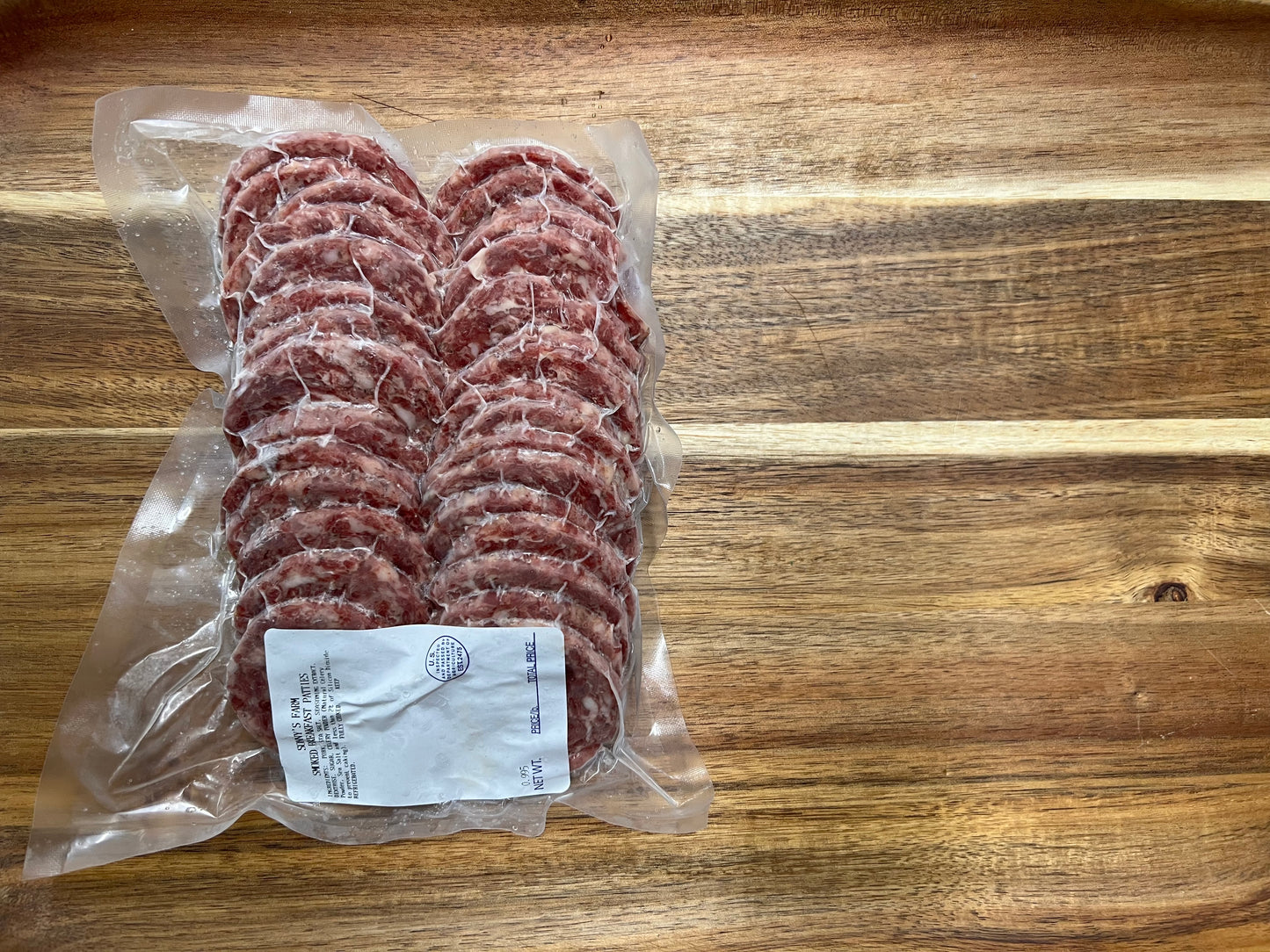 Sonny's Farm Pastured Pork Breakfast Sausage Patties